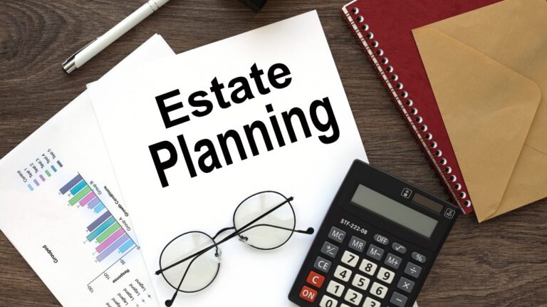 Estate planning documents and calculator