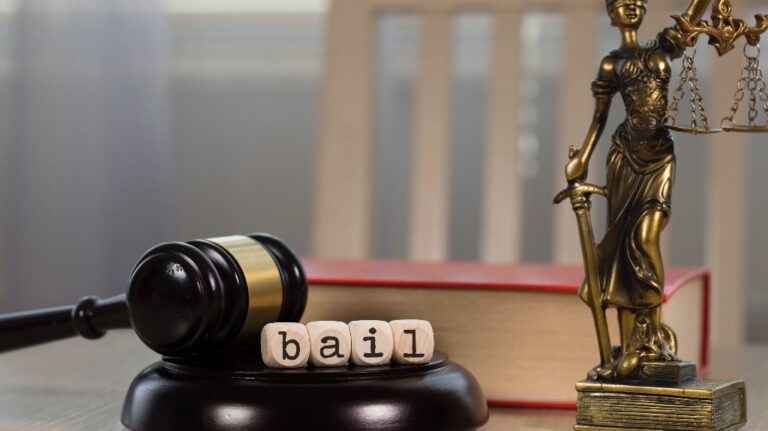 Word Bail composed of wooden blocks