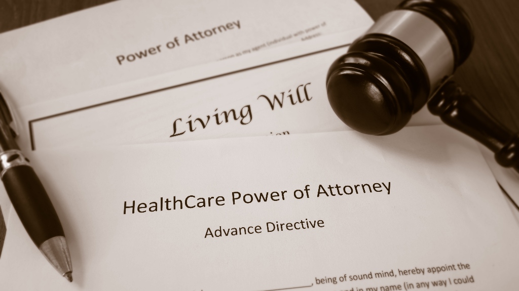 Healthcare Power of Attorney, Living Will documents