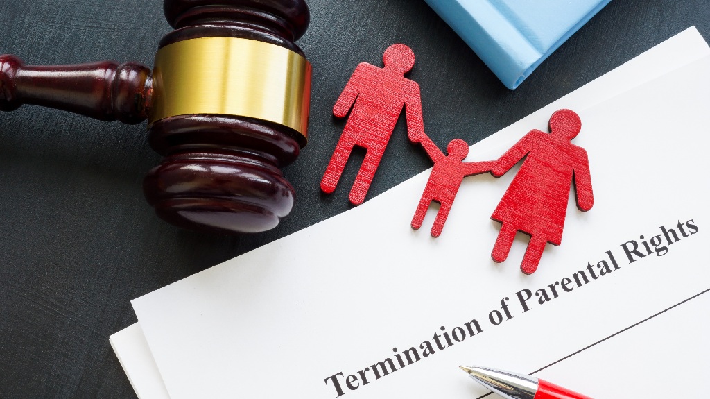 Documents about Termination of parental rights and family figurines