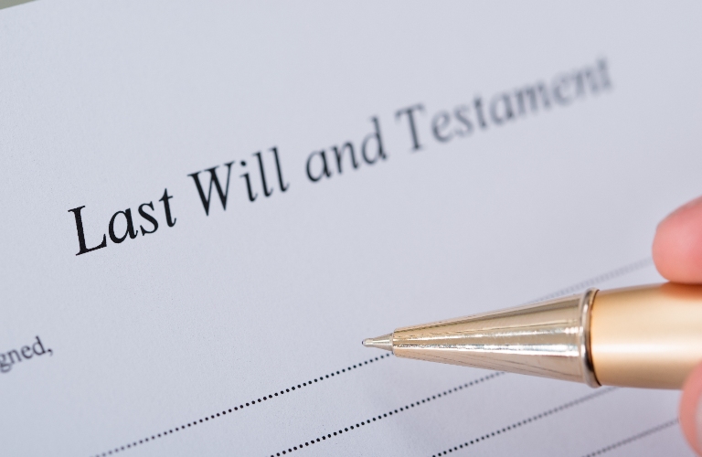 Last Will and Testament document